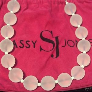 Sassy jones frosted Dina necklace